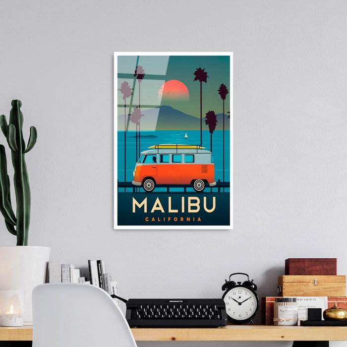 Wallity Cuadro decorativo de vidrio templado Multicolor 30 x 45 cm